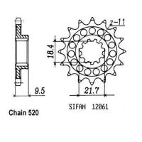 Přední řetězové kolečko Honda